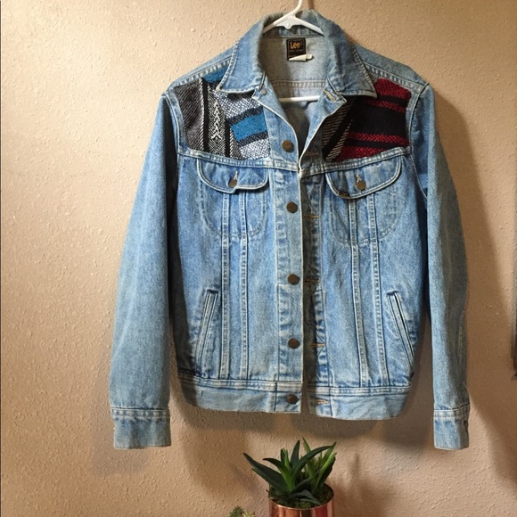 Vintage Levi Aztec Denim Jacket - Picture 3 of 5